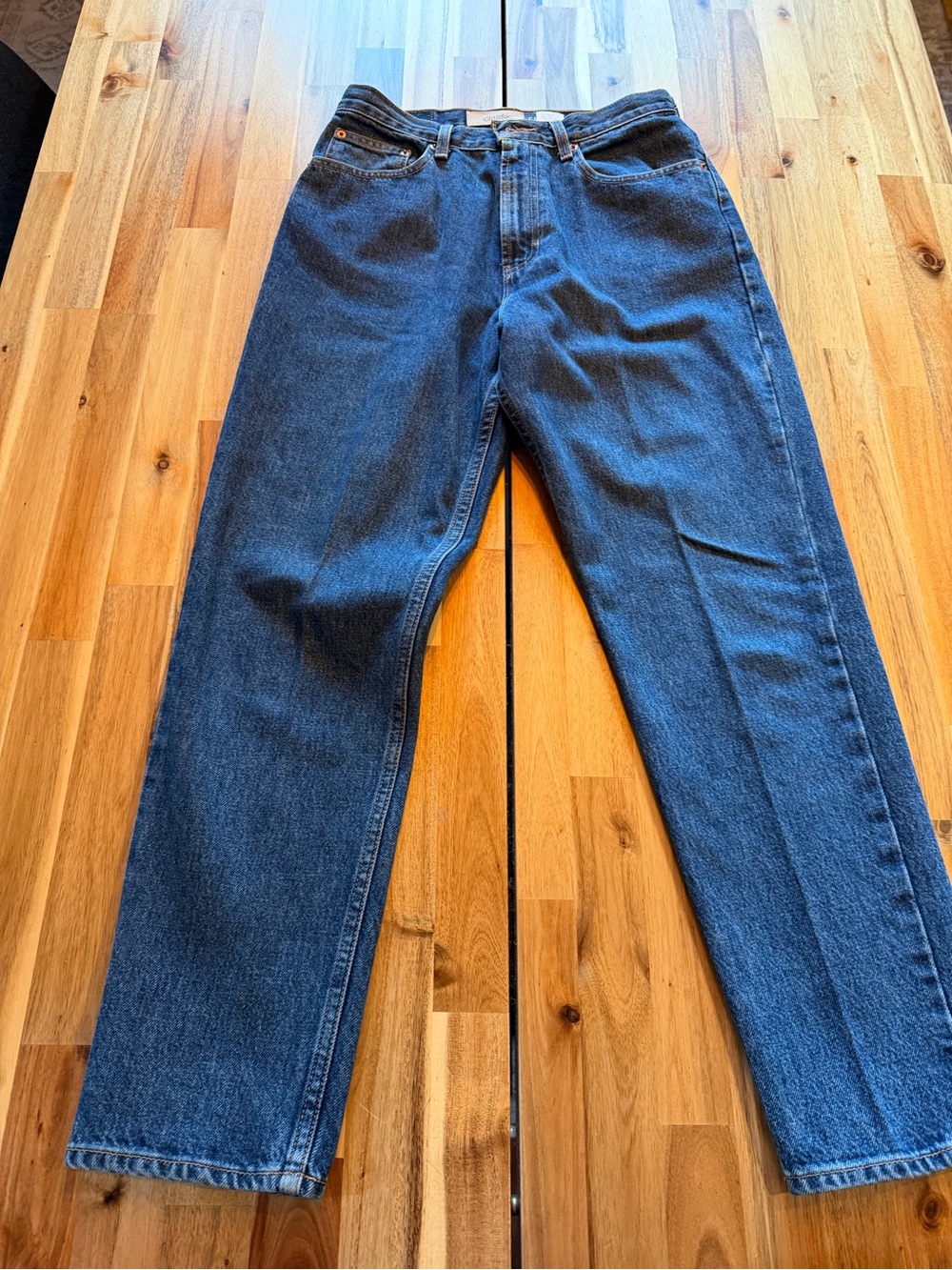 Vintage GAP Blue Jeans Classic Fit Size 10 Ankle 100% Cotton High Rise 2008